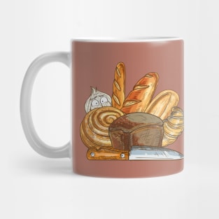 Bread and Garlic Mug